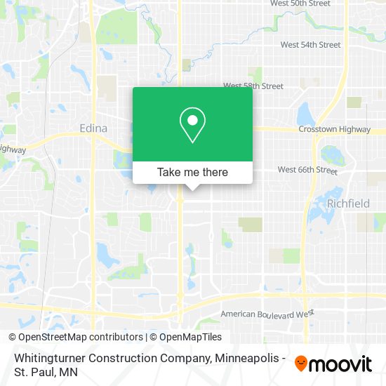 Whitingturner Construction Company map