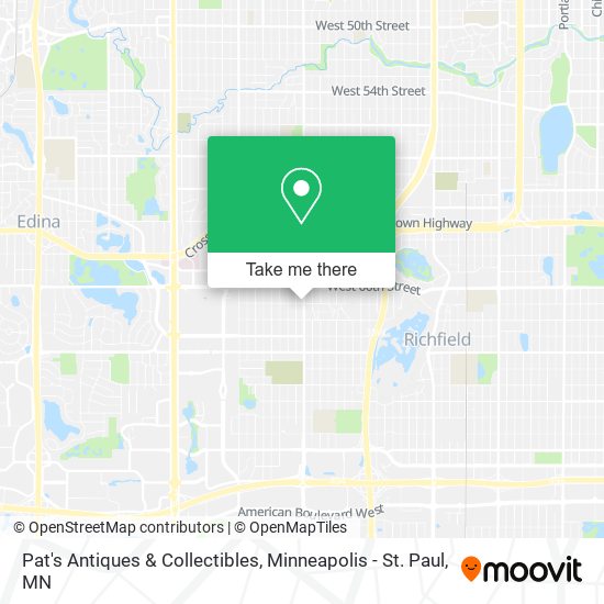 Pat's Antiques & Collectibles map
