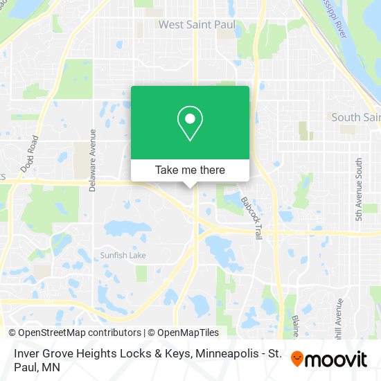 Mapa de Inver Grove Heights Locks & Keys