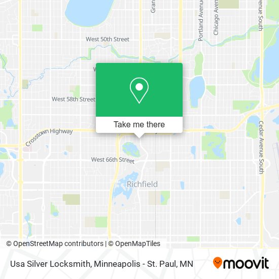 Usa Silver Locksmith map
