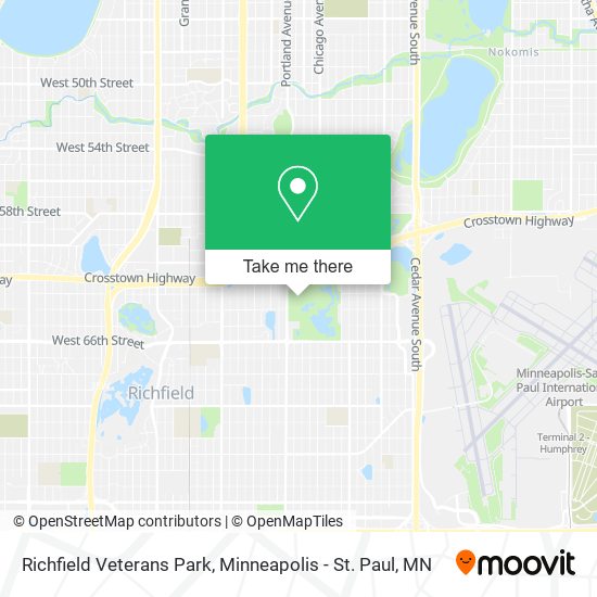 Mapa de Richfield Veterans Park