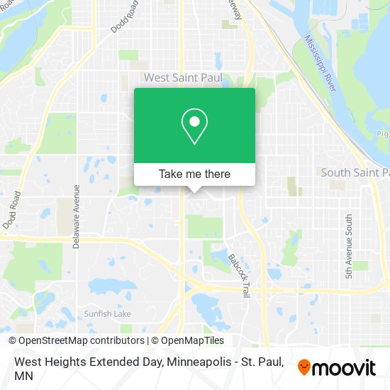 West Heights Extended Day map