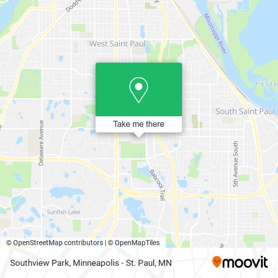 Southview Park map