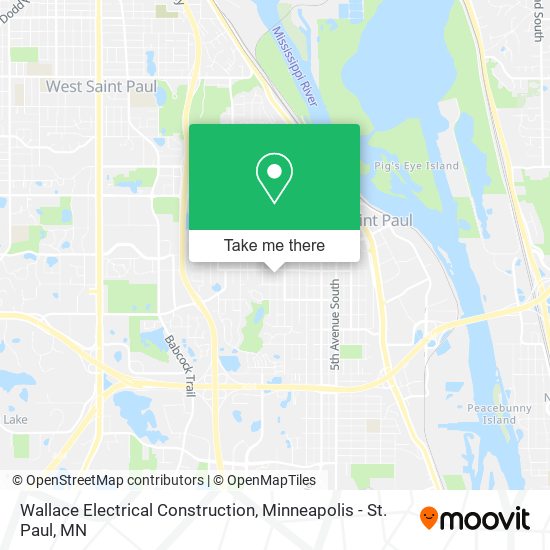 Wallace Electrical Construction map