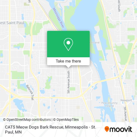 CATS Meow Dogs Bark Rescue map