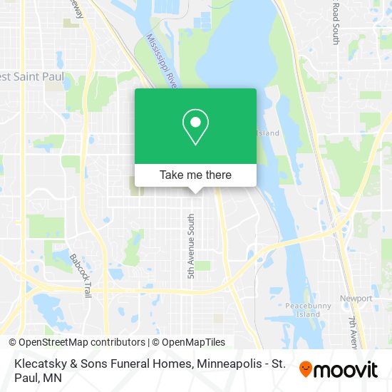 Klecatsky & Sons Funeral Homes map