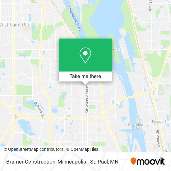 Mapa de Bramer Construction