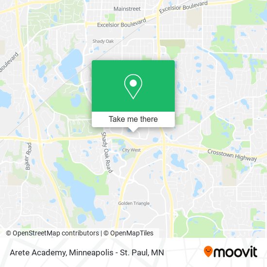 Arete Academy map