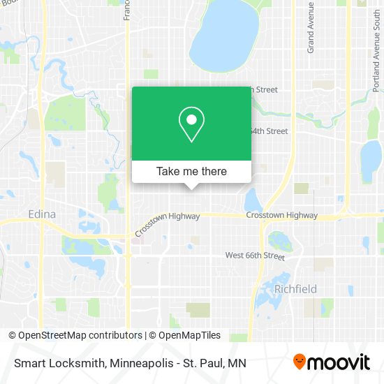 Smart Locksmith map