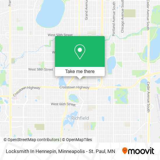 Locksmith In Hennepin map