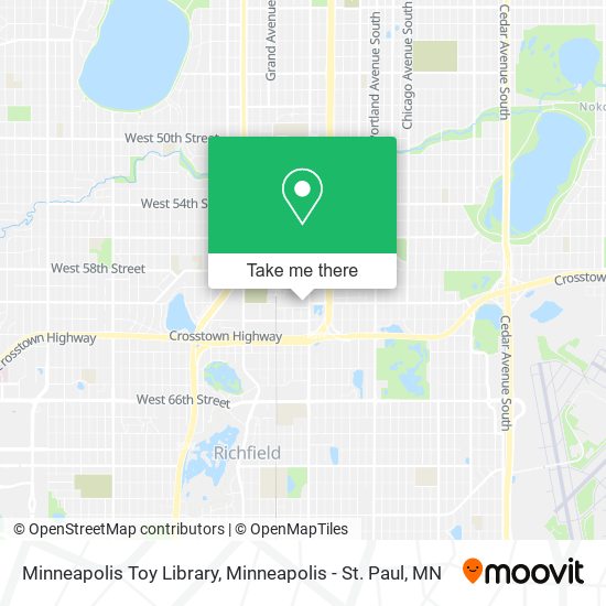 Minneapolis Toy Library map