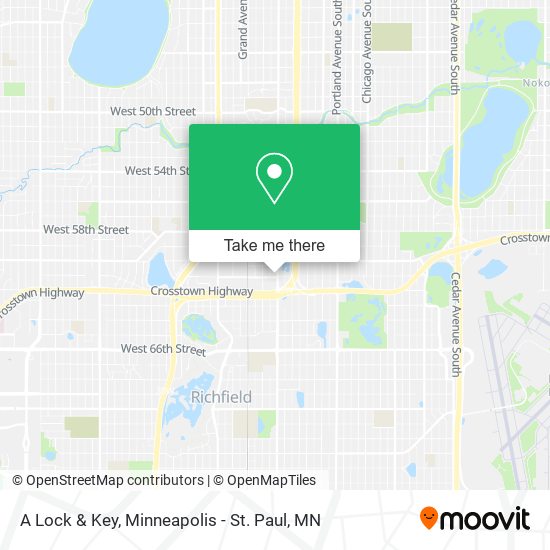 A Lock & Key map