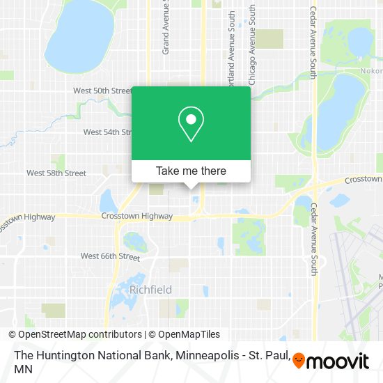 The Huntington National Bank map