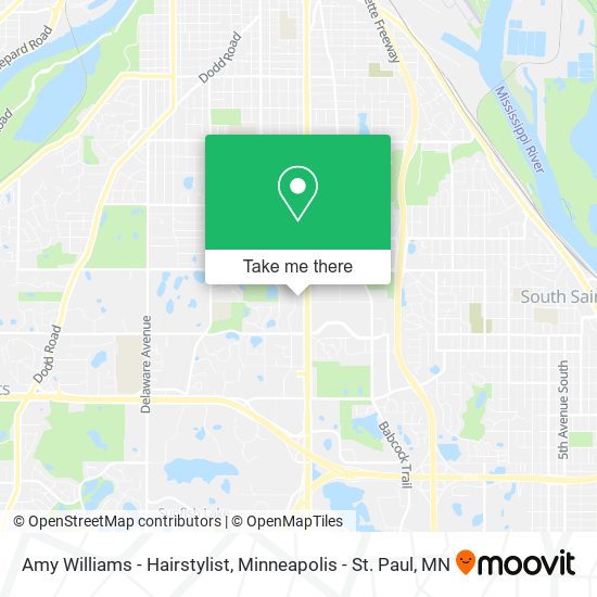 Amy Williams - Hairstylist map
