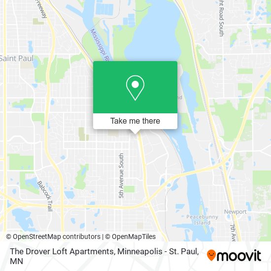 The Drover Loft Apartments map