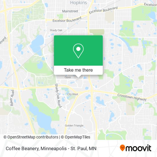 Coffee Beanery map