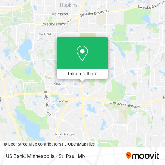 Mapa de US Bank