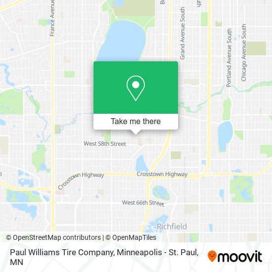 Mapa de Paul Williams Tire Company
