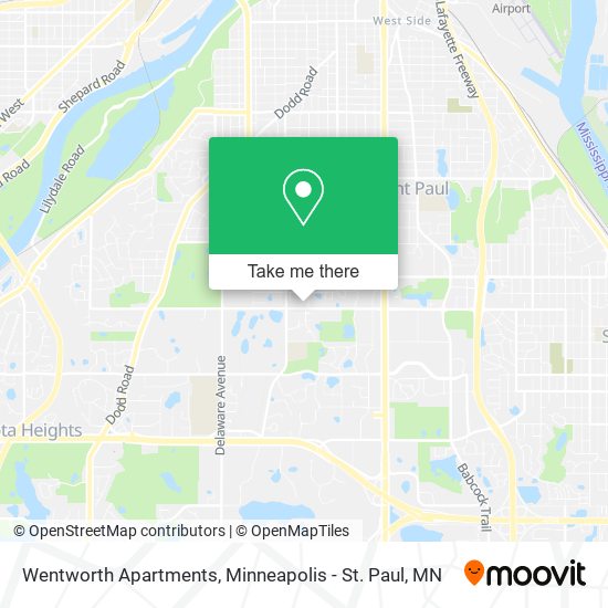 Wentworth Apartments map