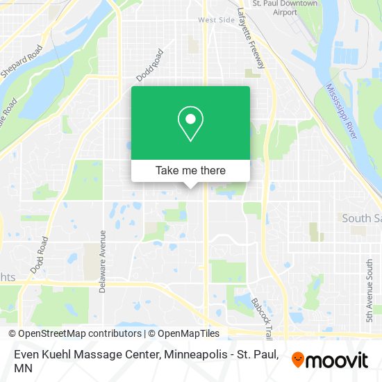 Mapa de Even Kuehl Massage Center