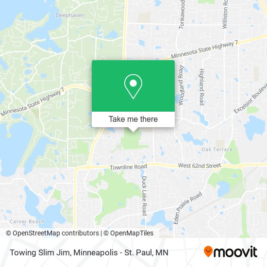 Towing Slim Jim map