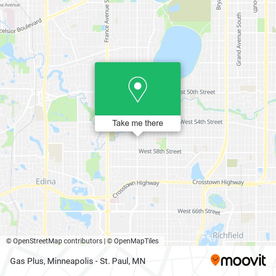 Gas Plus map