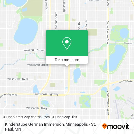 Mapa de Kinderstube German Immersion