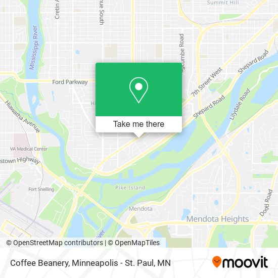 Coffee Beanery map