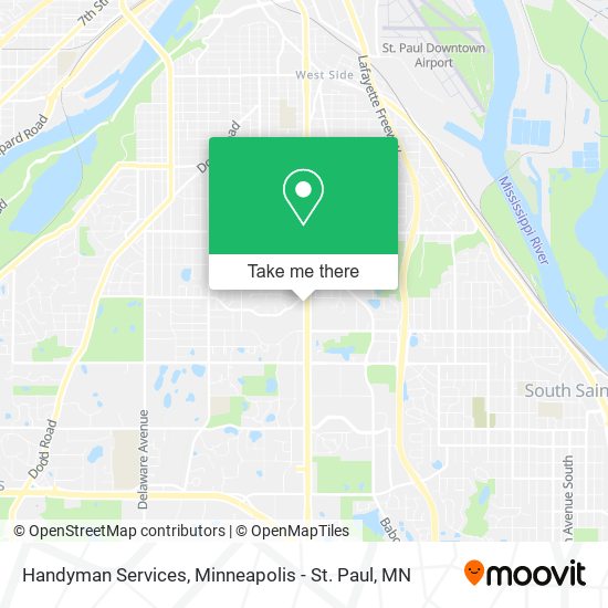Mapa de Handyman Services
