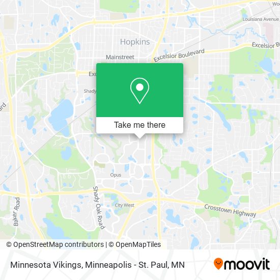 Minnesota Vikings map