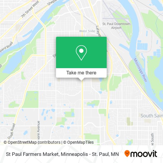 St Paul Farmers Market map