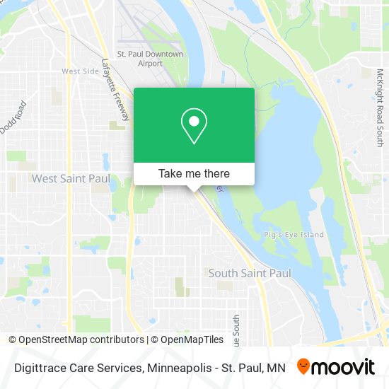 Digittrace Care Services map