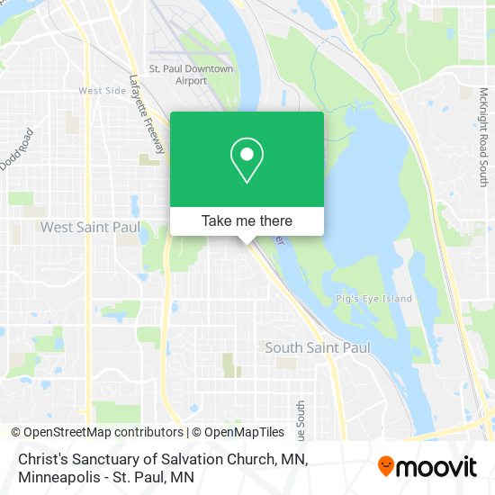 Christ's Sanctuary of Salvation Church, MN map