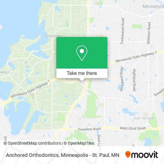 Anchored Orthodontics map