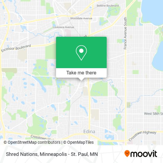 Shred Nations map