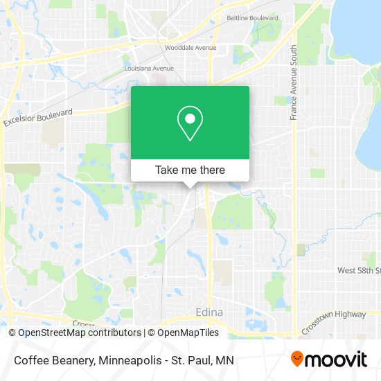 Mapa de Coffee Beanery