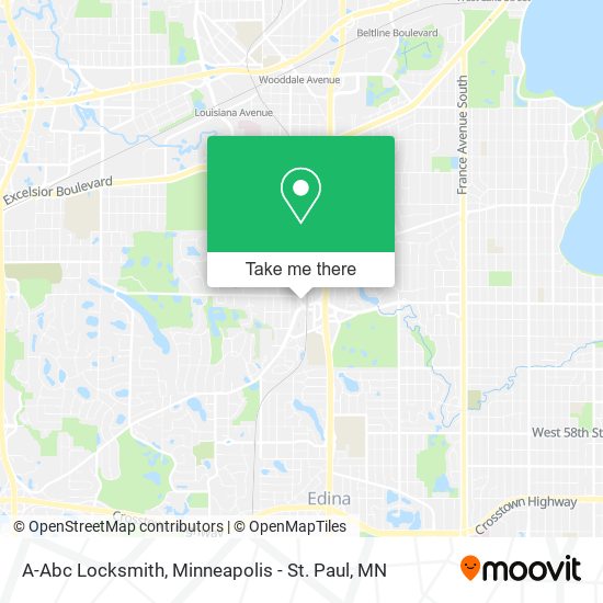 Mapa de A-Abc Locksmith