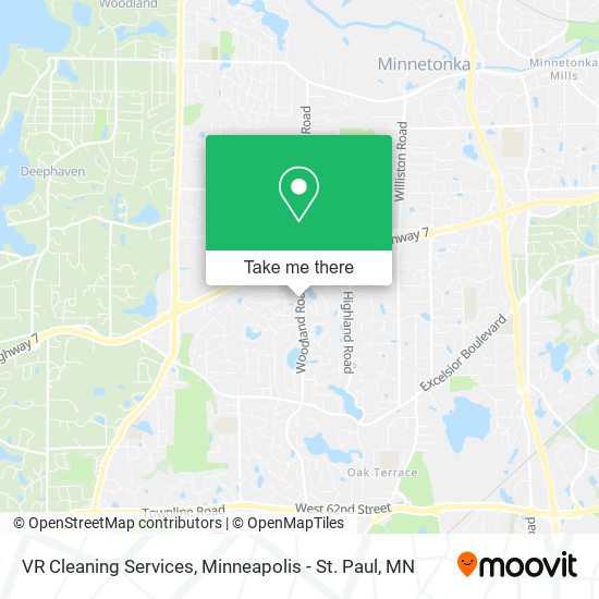 VR Cleaning Services map