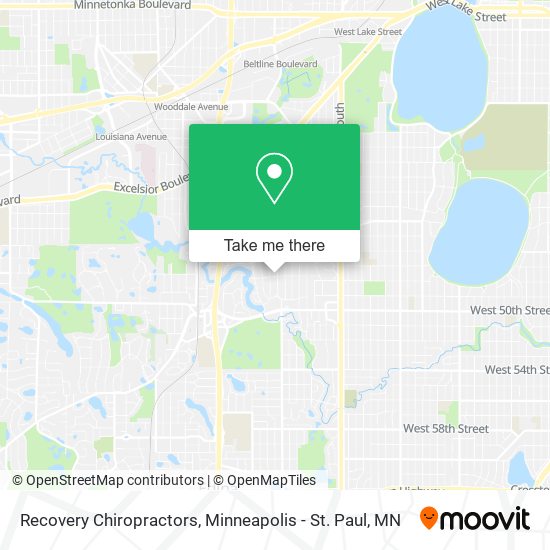 Mapa de Recovery Chiropractors