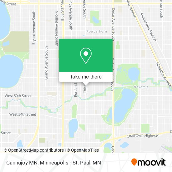Mapa de Cannajoy MN
