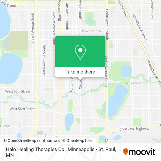 Halo Healing Therapies Co. map