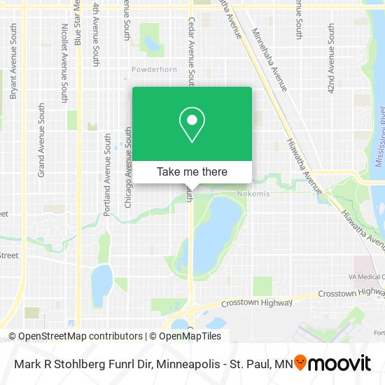 Mark R Stohlberg Funrl Dir map