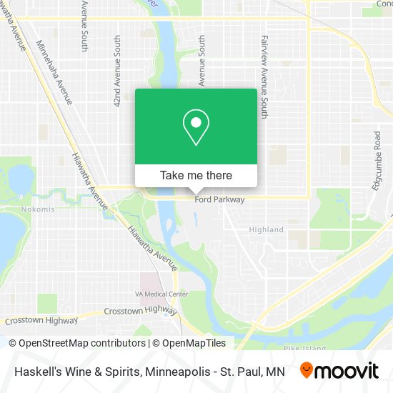 Mapa de Haskell's Wine & Spirits