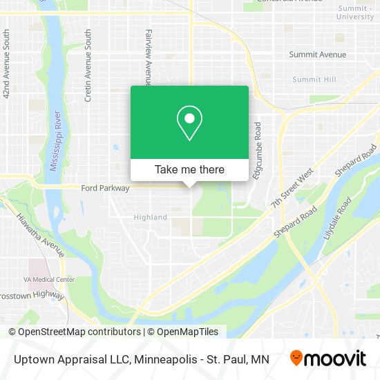 Uptown Appraisal LLC map