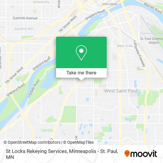 St Locks Rekeying Services map