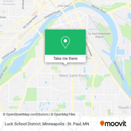 Mapa de Luck School District
