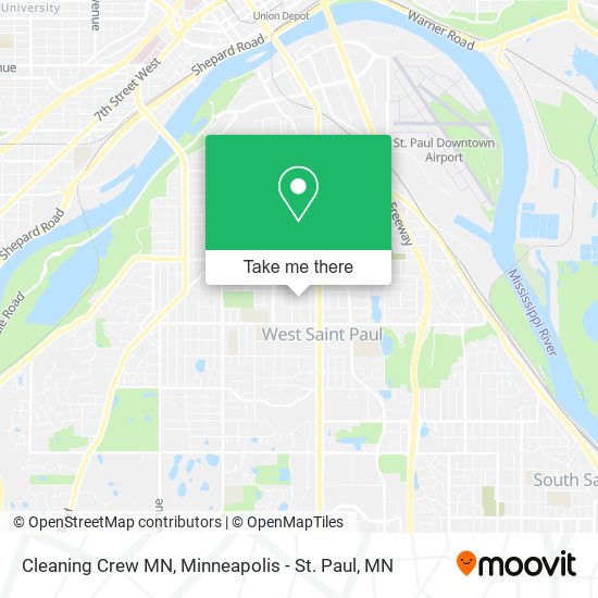 Cleaning Crew MN map