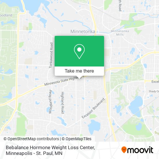 Bebalance Hormone Weight Loss Center map