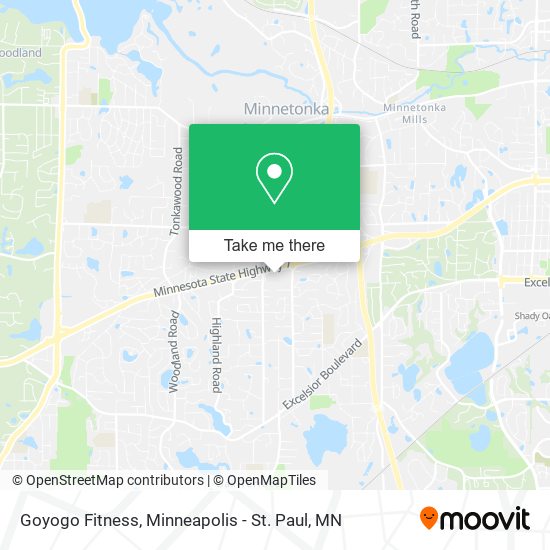 Goyogo Fitness map