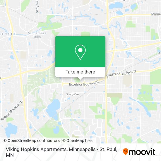 Viking Hopkins Apartments map